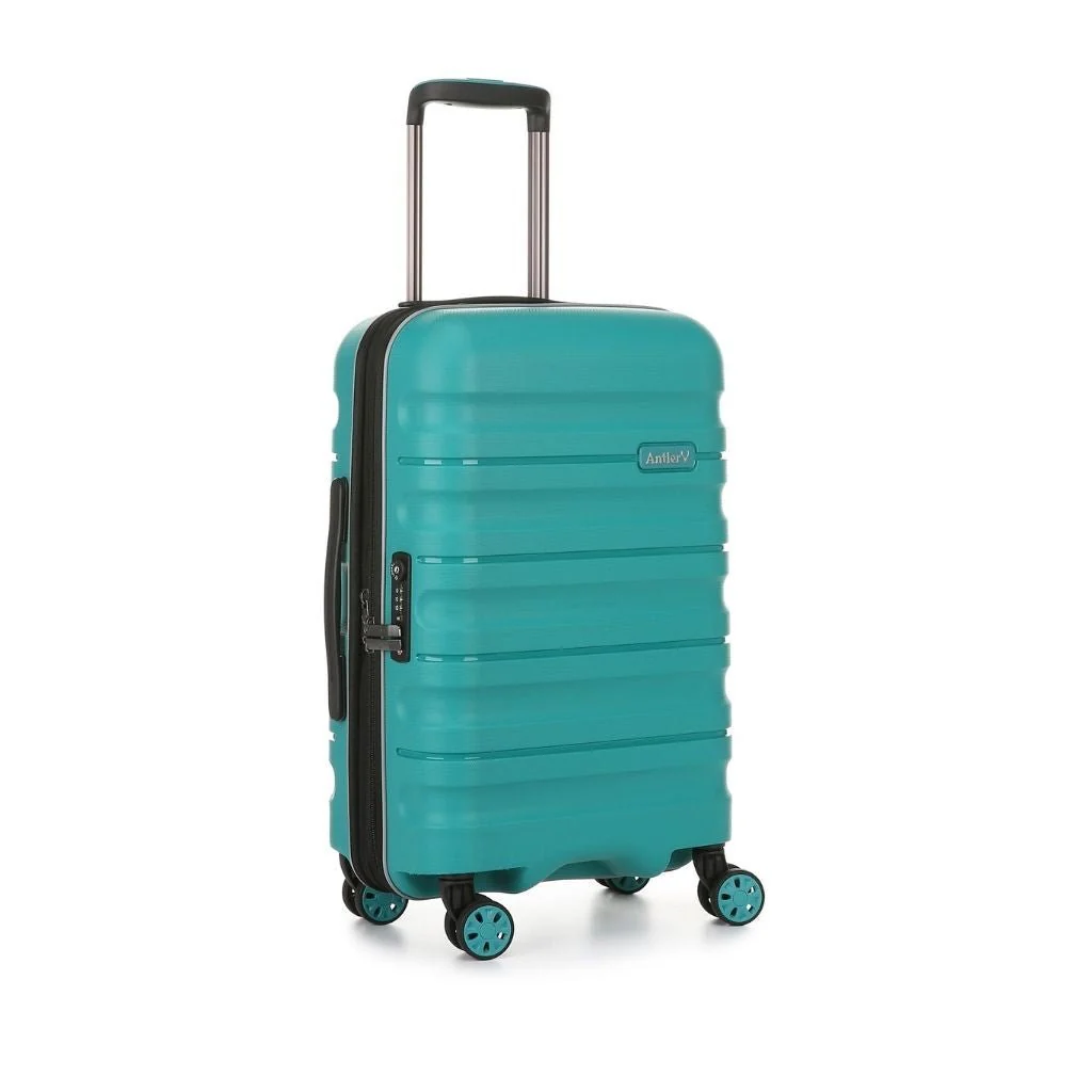 Antler Lincoln 56cm Carry On Hardsided Luggage - Teal - Image 3