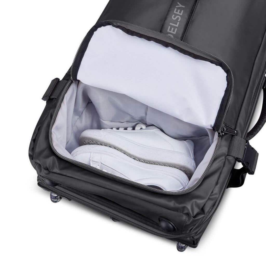 Delsey Raspail Trolley Duffle Medium 64cm Luggage - Black - Image 4
