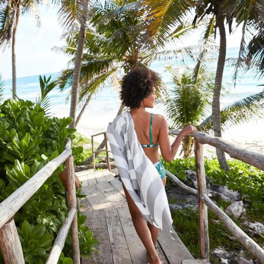 Dock & Bay Beach Towel Cabana Light Collection Xl - Goa Grey - Image 6