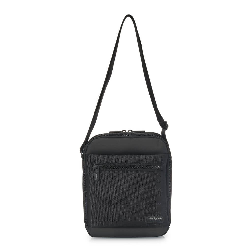 Hedgren Inc Crossbody Vertical 10" Pouch / Bag RFID Black - Image 5