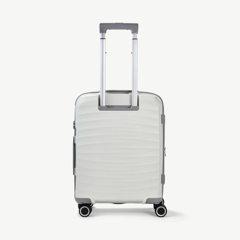Rock Sunwave 54cm Carry On Hardsided Luggage - White - Image 3