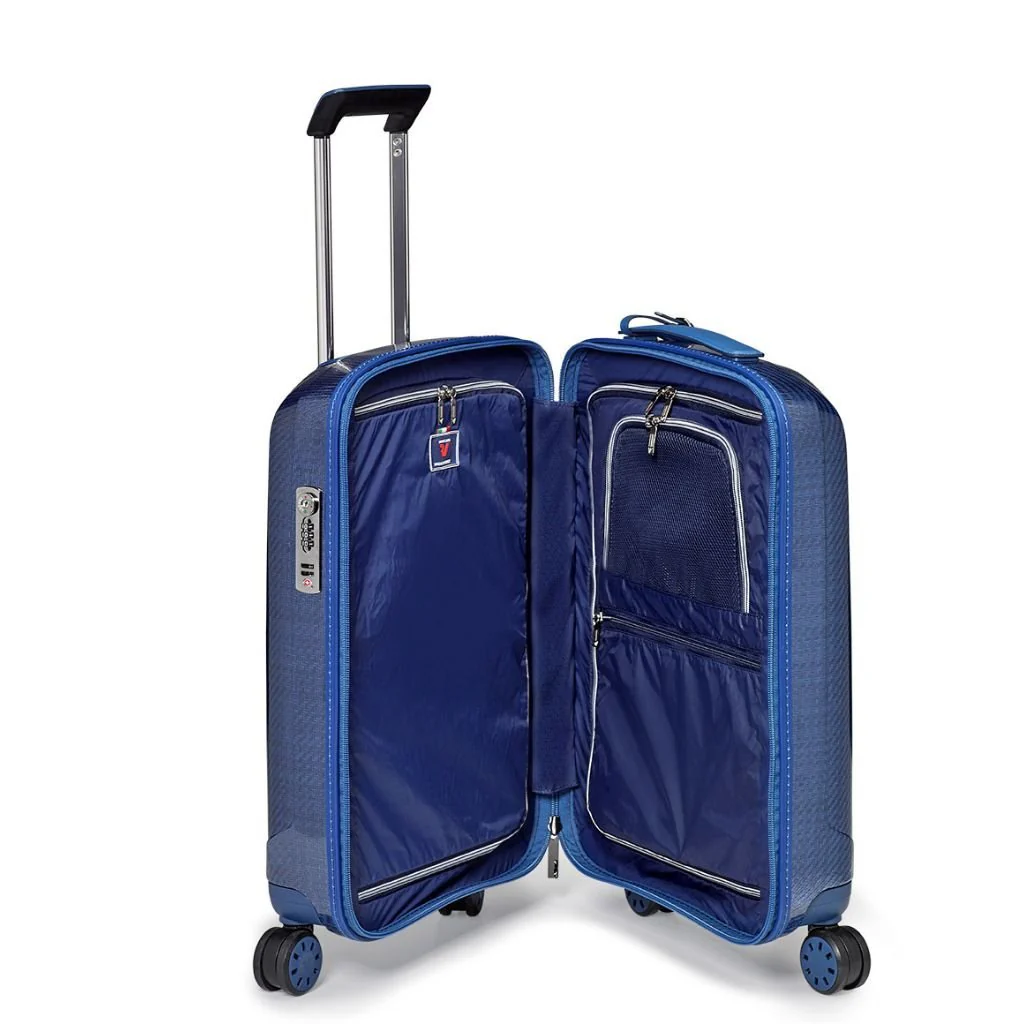 Roncato We Are Glam Carry On 55cm Spinner Suitcase 2kg - Blue - Image 3
