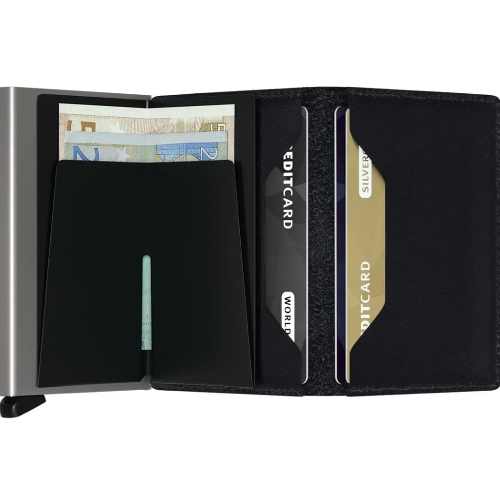 Secrid Slimwallet - Original Black Leather - Image 3