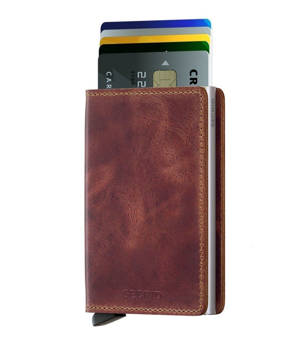 Secrid Slimwallet - Vintage Brown Leather - Image 3
