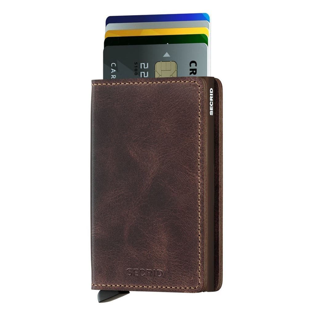 Secrid Slimwallet - Vintage Chocolate Leather - Image 3