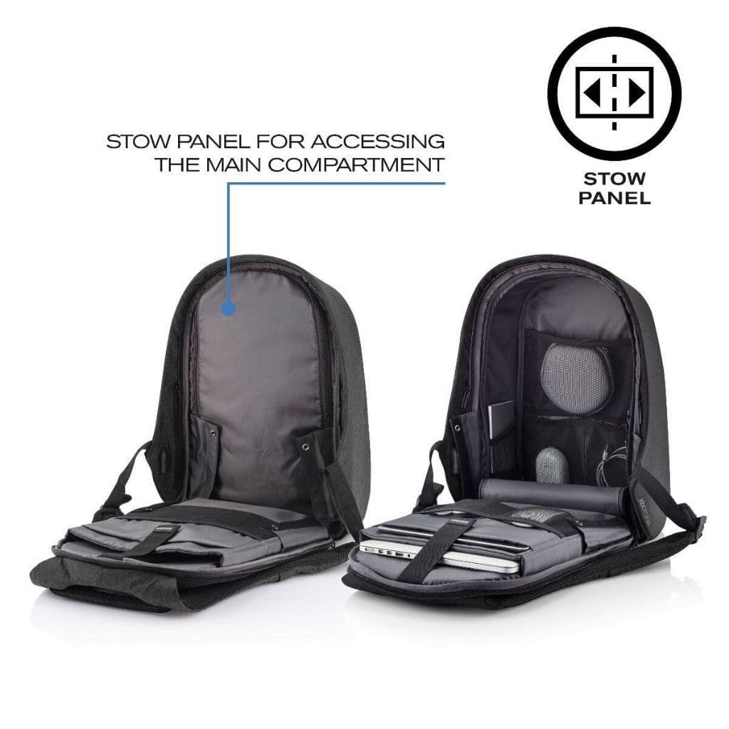 XD Design Bobby Hero Regular Anti-Theft Laptop Backpack - Black - Image 10